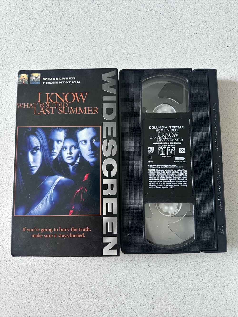 I Know What You Did Last Summer - VHS Widescreen - Very Clean